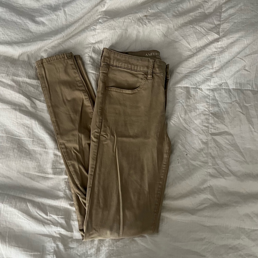 Kakhi American Eagle Jegging
